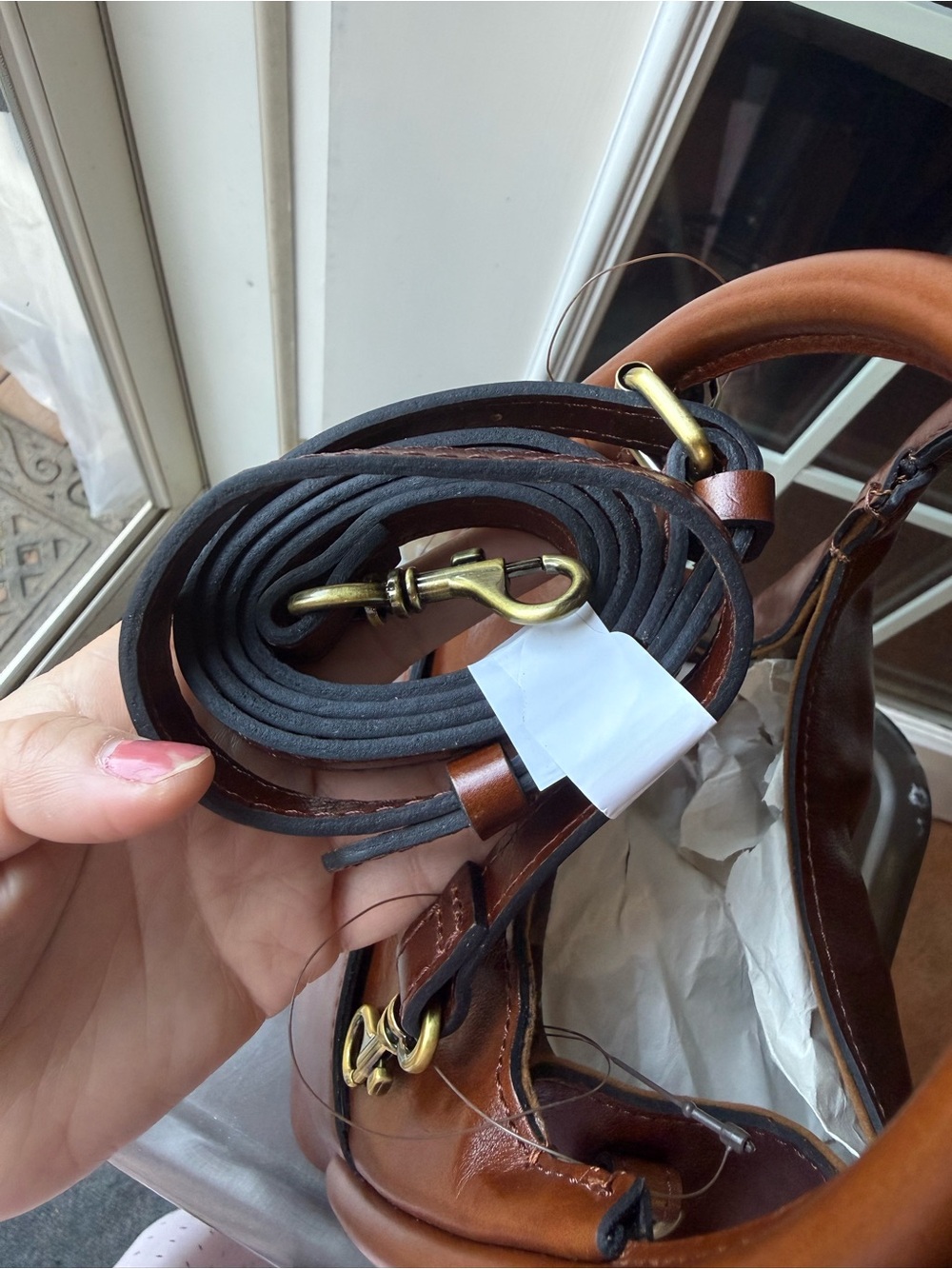 Patricia Nash Halina Brown Leather Bag - Picture 7 of 11